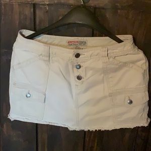 Khaki miniskirt